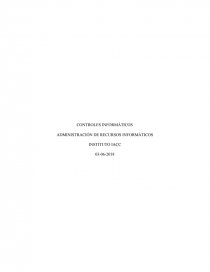 Administracion de recursos informáticos. Página 1