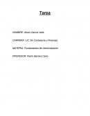 Tarea Fundamentos de Administración