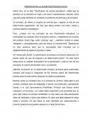 PRINCIPIOS DE LA PLANIFICACIÓN EDUCATIVA