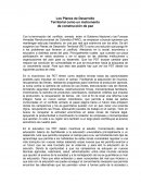 Los Planes de Desarrollo Territorial como un instrumento