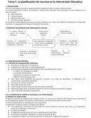 Recursos en la intervención Educativa y evaluación