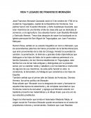 VIDA Y LEGADO DE FRANCISCO MORAZÁN