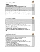 Pauta de evaluación para Tríptico