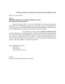 Solicitamos: rectificación de notificación la DAM