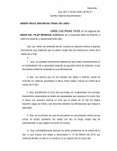 Escrito apersonamiento Denuncia