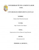 Foro de depreciación de activos bienes de larga duración.