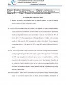 Ensayo del Himno de la Universidad Central del Ecuador