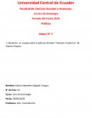 Ensayo “Tiempos Modernos”