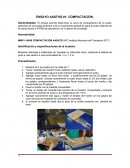 ENSAYO AASTHO-01: COMPACTACIÓN.