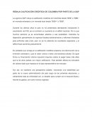 REBAJA CALIFICACIÓN CREDITICIA DE COLOMBIA POR PARTE DE LA S&P