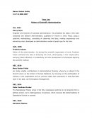 History of Scientific Administration