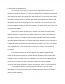 CONCEPTO DE DESARROLLO