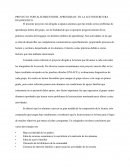 PROYECTO: FORTALECIMIENTODEL APRENDIZAJE EN LA LECTOESCRITURA