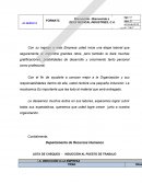 LISTA DE CHEQUEO - INDUCCIÓN AL PUESTO DE TRABAJO