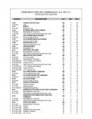EJERCICIO CONTABLE DE CONSTRUCTORAS