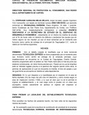 SE PRESENTAN DESCARGOS A LA SECRETARIA DE ESTADO