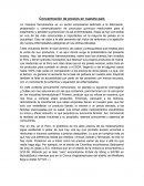 Concentración de precios en nuestro país