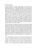 Ensayo decontruccion genero
