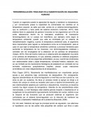 TERMORREGULACIÓN: TEMA BASE EN LA MANIFESTACIÓN DEL EQUILIBRIO HUMANO