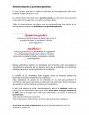 Antimicrobianos y Quimioterapéuticos