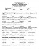Examen correspondiente al 4° Bimestre Tecnología