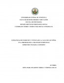 ESTRATEGIAS DE INSERCION Y VIVENCIA DE LA CALLE DE LOS NIÑOS: UNA APROXIMACION A TRAVES DE ENTREVISTAS SEMIESTRUCTURADAS A EXPERTOS