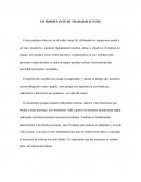 LO IMPORTANTE DE TRABAJAR JUNTOS