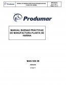 MANUAL BUENAS PRÁCTICAS DE MANUFACTURA PLANTA DE HARINA