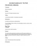 Actividad Académica - The Profit