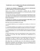 Cuestionario de la Escuela de Administración Científica