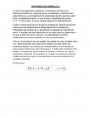 DISTRIBUCIÓN BERNOULLI