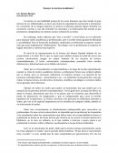 Ensayo: La Lectura Académica