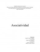 Asociatividad ensayo