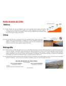 Norte Grande de Chile (Clima, Relieve, hidrografia)