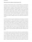 INFORME GENERAL SOBRE ESTADISTICA SUPERIOR