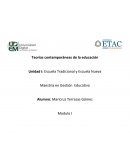 Teorías contemporáneas de la educación