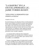 EXTRA EXTRA!! LA PROBLEMÁTICA QUE AFRONTA LA ESCUELA