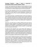 ESTUDIOS FÍLMICOS -ESCRITURA Y DECONSTRUCCIÓN