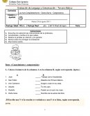 Evaluación de Lenguaje y Comunicación - Tercero Básico