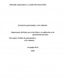 Importancia del haba saca (vicia faba) y su aplicación en la gastronomía peruana