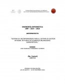 ANTEPROYECTO “SISTEMA DE INCONFORMIDADES PARA EL SISTEMA DE GESTION INTEGRAL EN PLANTA DE ALIMENTOS BALANCEADOS BUENAVENTURA.”