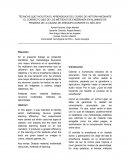 TÉCNICAS QUE FACILITEN EL APRENDIZAJE DEL CURSO DE HISTORIA MEDIANTE EL CORRECTO USO DE LOS MÉTODOS DE ENSEÑANZA EN ALUMNOS DE PRIMARIA DE LA CIUDAD DE AREQUIPA DURANTE EL AÑO 2018