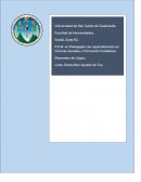 Plan fin de semana, jornada Matutina.