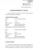 INFORME SEGUIMIENTO Y CONTROL