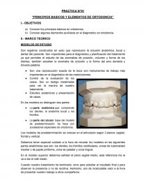 PRACTICA N°01 “PRINCIPIOS BASICOS Y ELEMENTOS DE ORTODONCIA”. Página 1