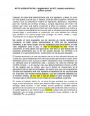 ACTO LEGISLATIVO No. 4 septiembre 8 de 2017, impacto económico, político y social