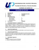 Economia politica-plan de clases