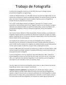 Trabajo de Fotografía.Historia de la Fotografía
