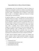 Responsabilidad Social en el Marco de Desarrollo Endógeno.