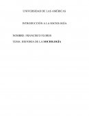 HISTORIA DE LA SOCIOLOGÍA (Discurso sobre el espíritu positivo, Comte 1844)